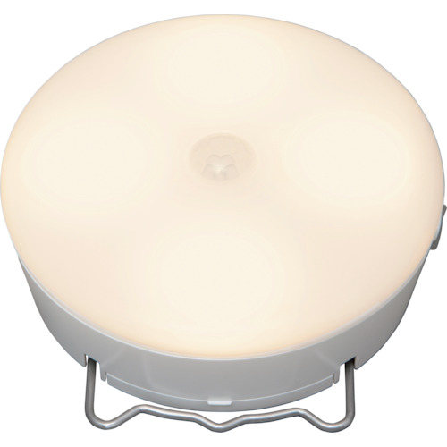 【TRUSCO】ＩＲＩＳ　乾電池式ＬＥＤ屋内センサーライト　ホワイト　マルチタイプ　電球色